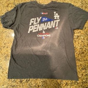 Men's Dodger Fly the Pennant T Shirt 2017